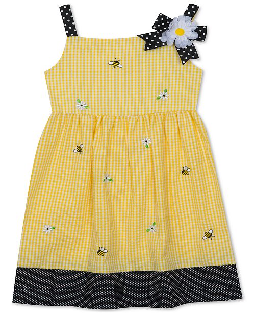 Rare Editions Baby Girls Bee Gingham Seersucker Dress Reviews