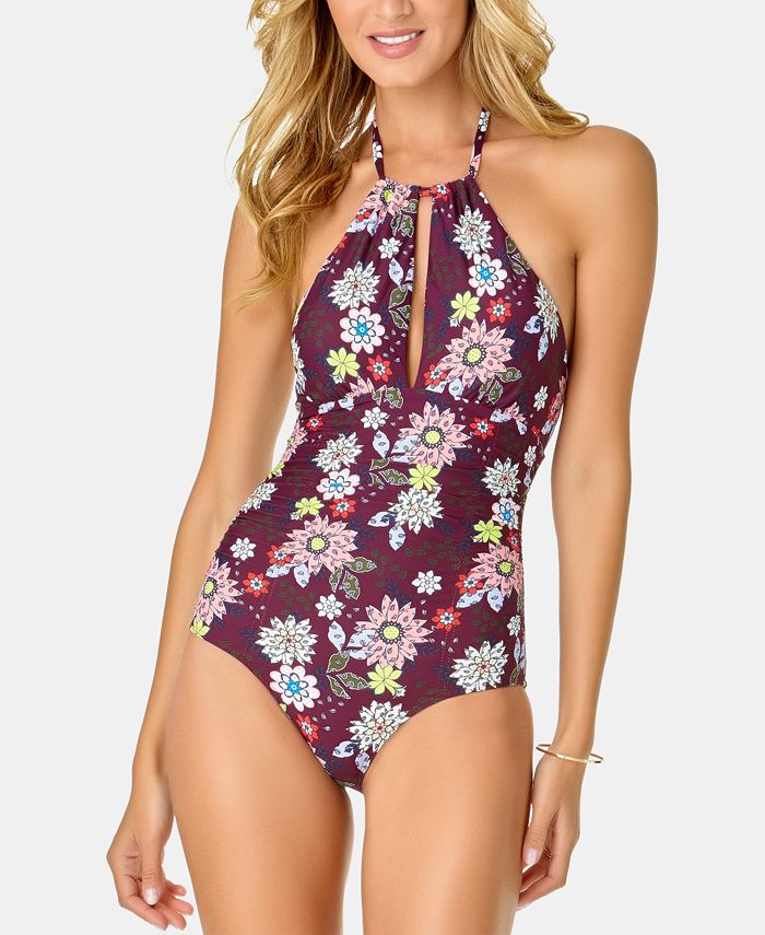 Anne Cole In Full Bloom OnePiece Swimsuit Macy's