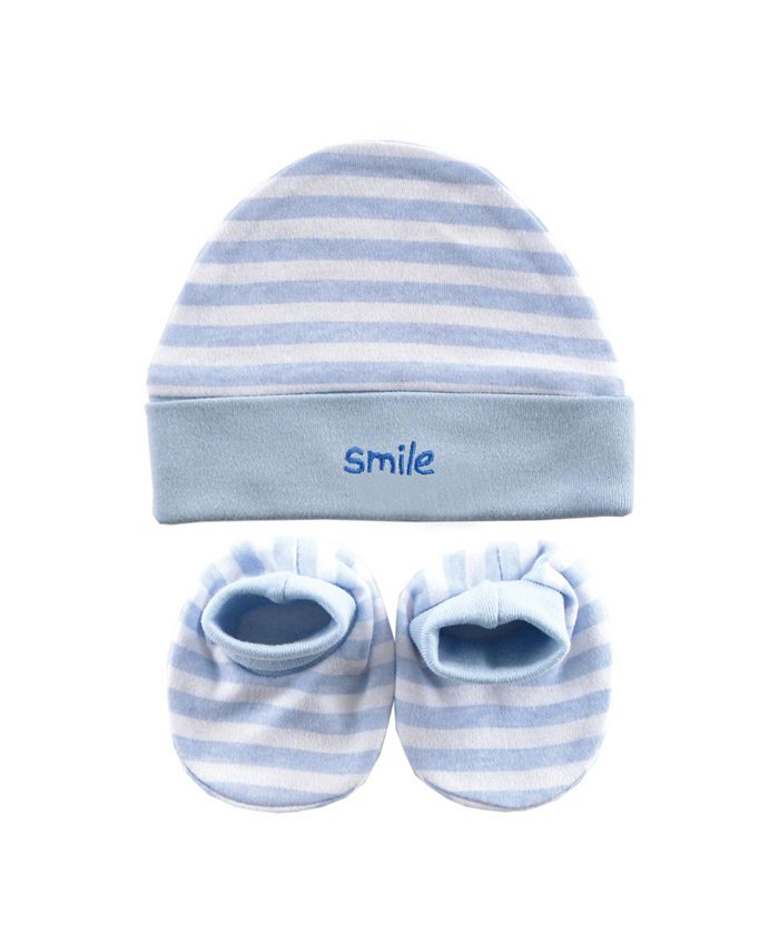 Luvable Friends Cap And Booties 2 Piece Set 0 6 Months Reviews All Kids Shoes Kids Macy S