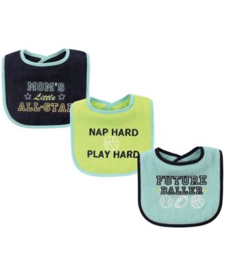Cotton Drooler Bibs with Fiber Filling