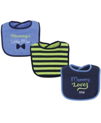Luvable Friends Boys Cotton Drooler Bibs with Fiber Filling - Boy Mommy 16$