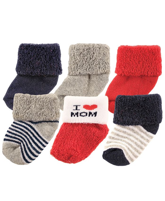 Luvable Friends Newborn Socks, 6Pack, 03 Months Macy's