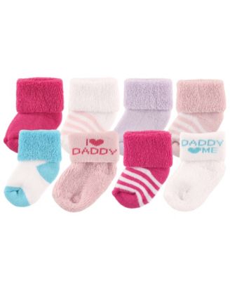 Baby Girls Newborn Terry Socks