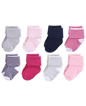 Luvable Friends Baby Socks 8-Pack 0-24 Months