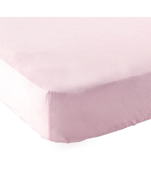Luvable Friends Fitted Portable Crib Sheet Pink One Size