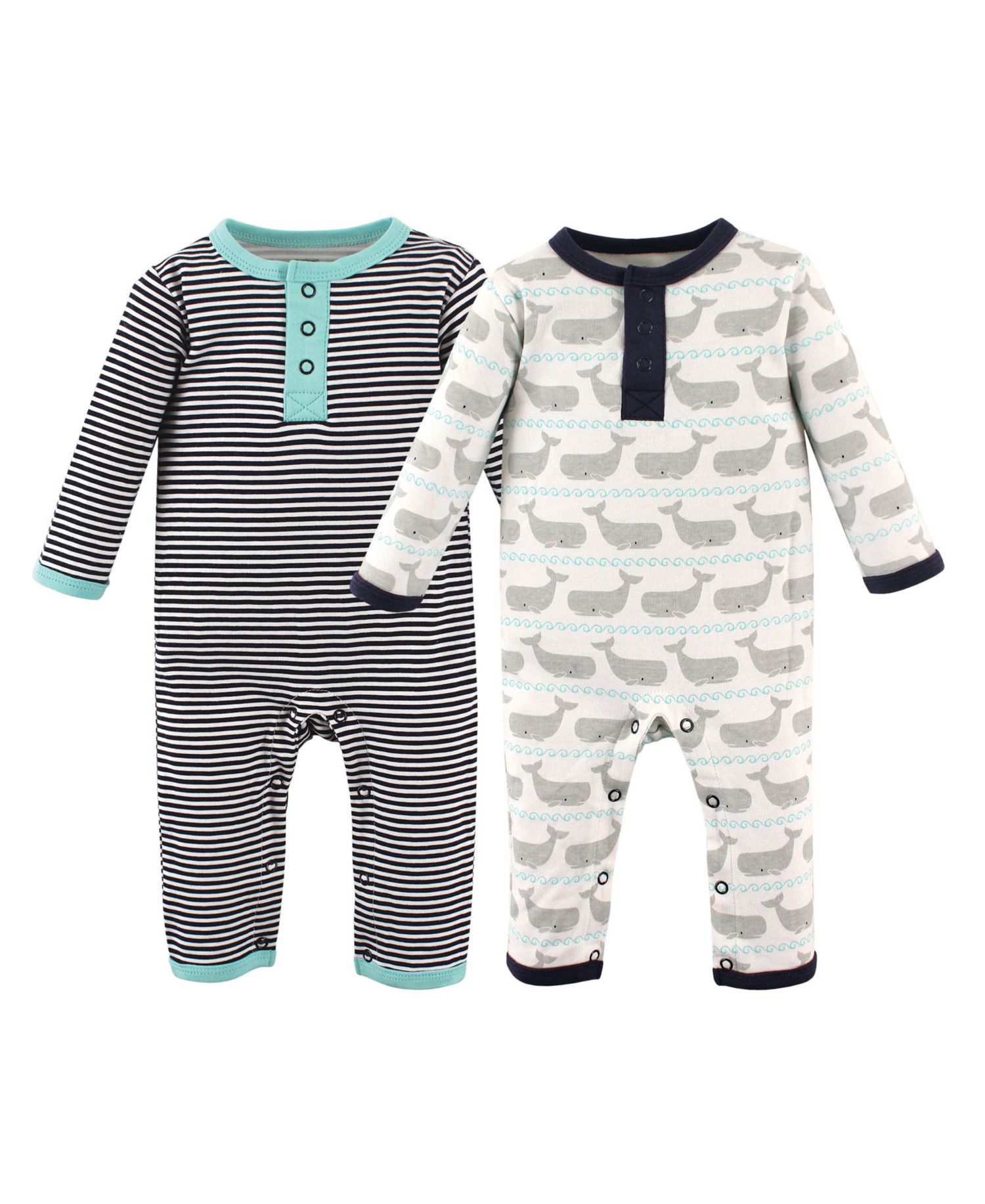 Baby Boys Hudson Cotton Coveralls