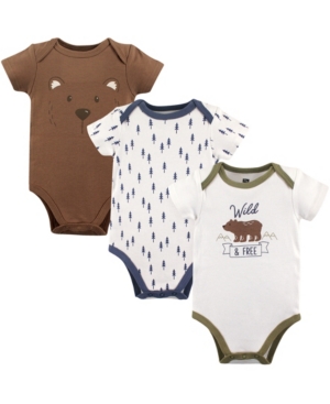 Hudson Baby Bodysuits 3-Pack 0-24 Months