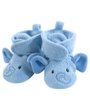 Hudson Baby Cozy Fleece Booties with Non Skid Bottom 0-24 Months