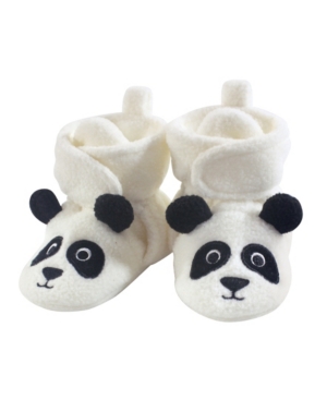 Hudson Baby Cozy Fleece Booties with Non Skid Bottom 0-24 Months
