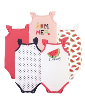 Hudson Baby Sleeveless Bodysuits 5-Pack 0-24 Months