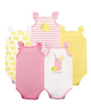Hudson Baby Sleeveless Bodysuits 5-Pack 0-24 Months