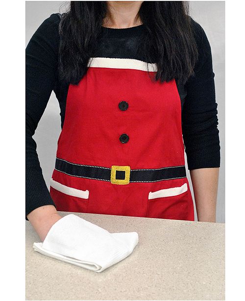 Design Imports Mrs Claus Apron Reviews Home Macy S