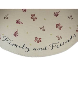 Rustic Leaves Print Tablecloth