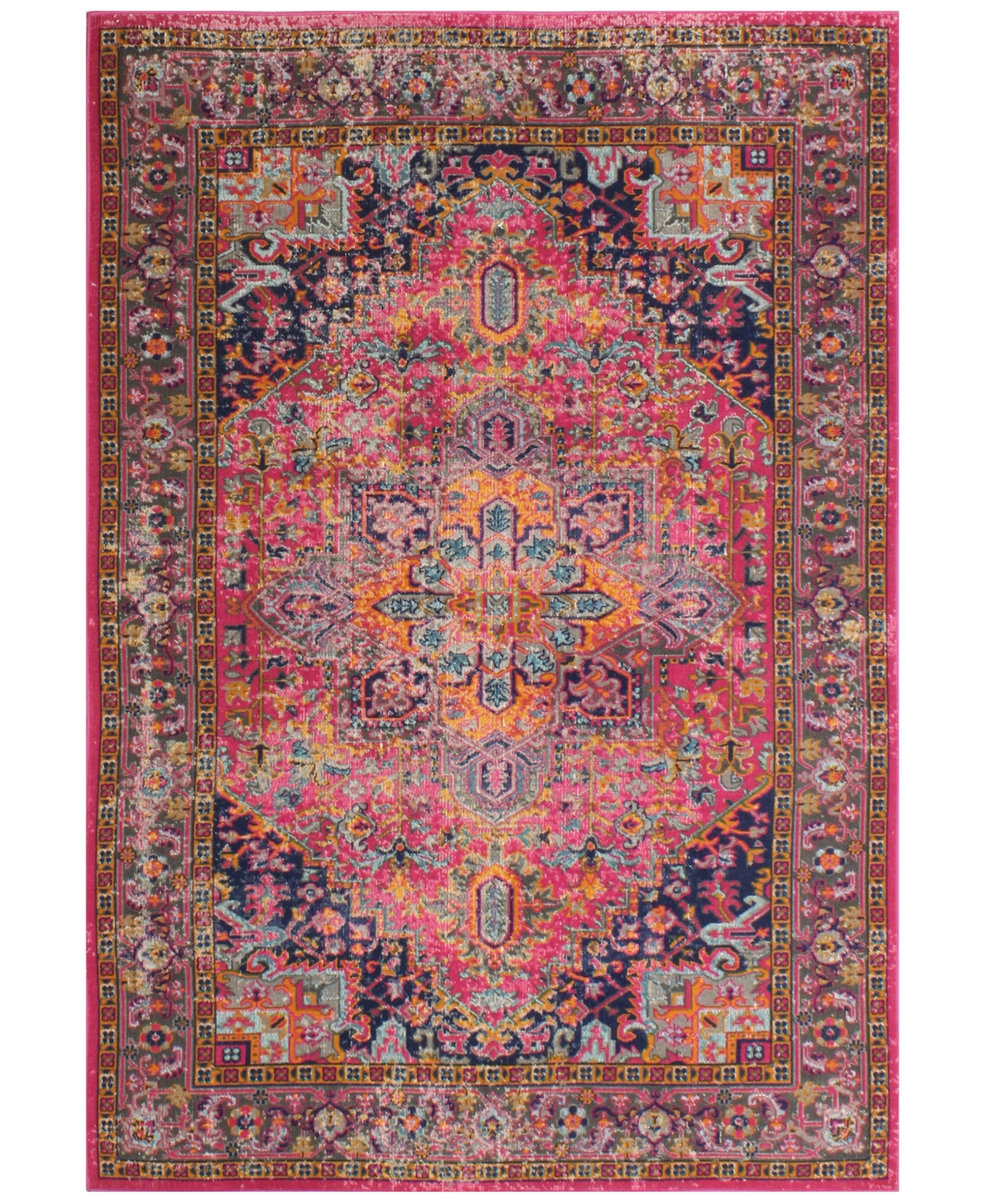 Closeout! Bb Rugs Alexa Alx-34 8'7in x 11'6in Area Rug - Fuchsia