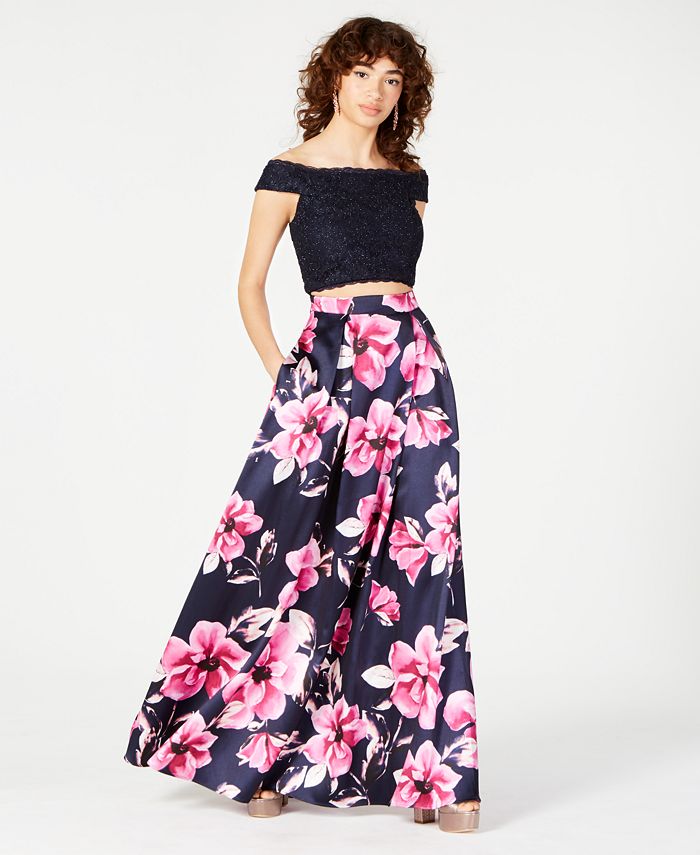 Macy's 2 piece dress discount