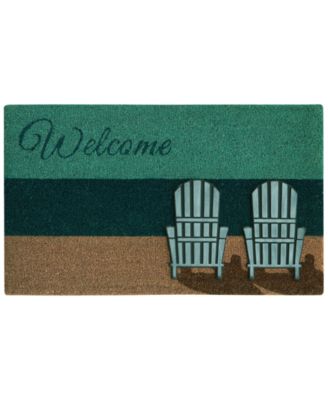 Bacova - Beach Chairs 18" x 30" Doormat