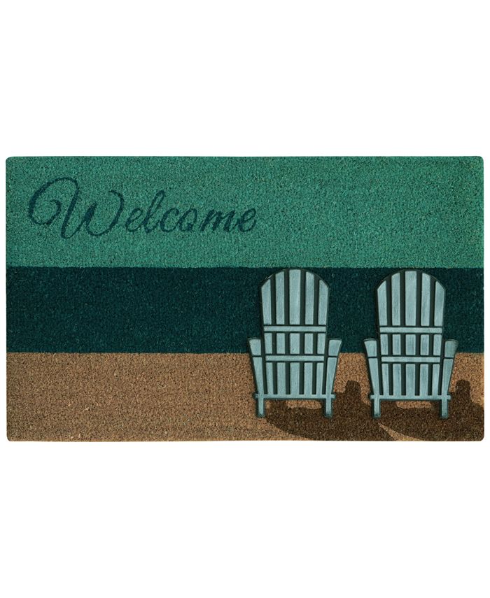 Bacova - Beach Chairs 18" x 30" Doormat
