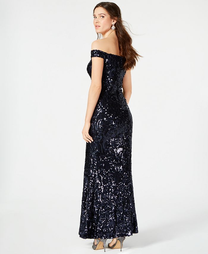 nightway sequin gown