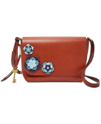 fossil maya flap crossbody