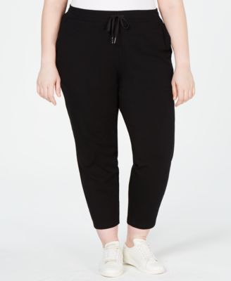 Eileen Fisher - Plus Size Drawstring Ankle Pants