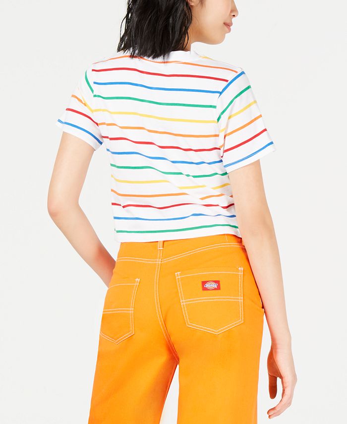 Cropped Striped T Shirt
 Dickies Cropped Striped T Shirt Macy s