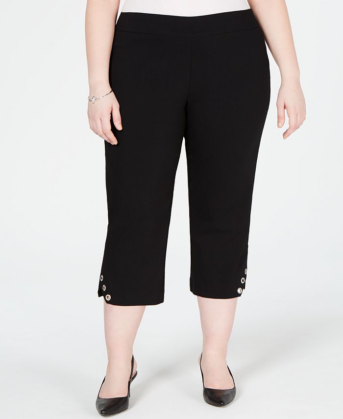 macys plus size capris