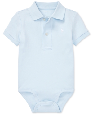Ralph Lauren Baby Boys Cotton Interlock Bodysuit