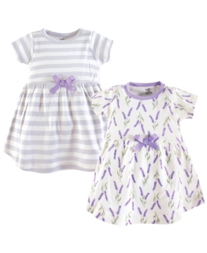 Touched by Nature Baby Girl Organic Cotton Dress Short Sleeve 2-Pack