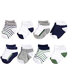 Unisex 0-24 Months Baby Socks, 8-Pack