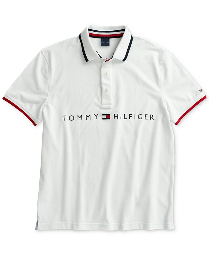 Tommy Hilfiger Men's Logo Graphic Polo with Magnetic Buttons - Macy's
