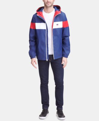 Levi's Men's Water-Resistant Colorblocked Rain Jacket 