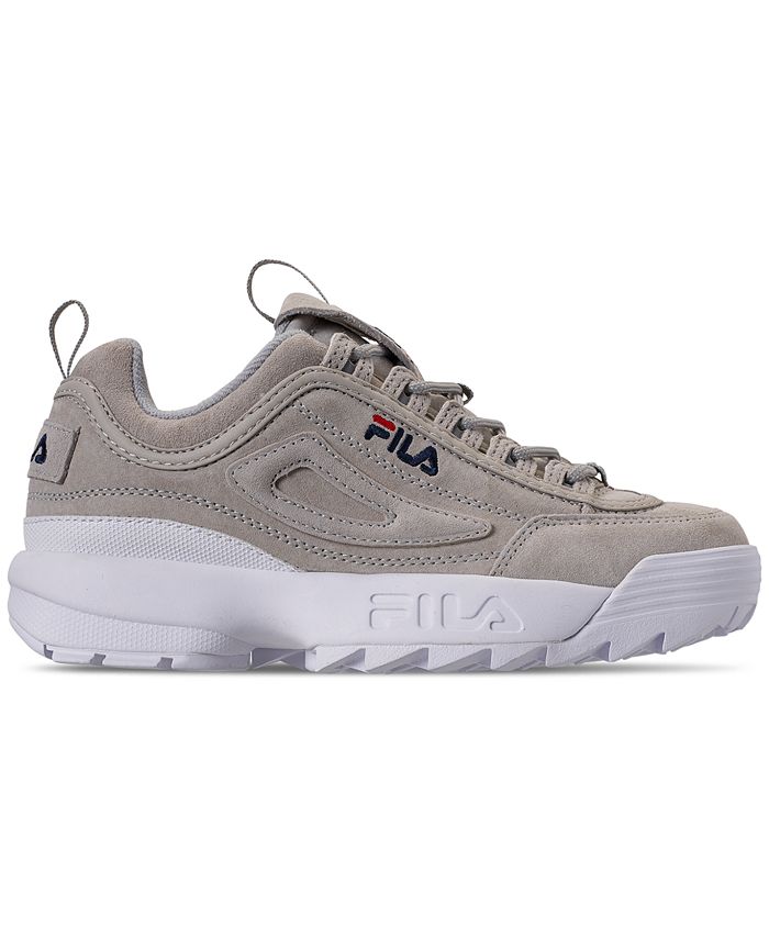 Fila Women's Disruptor II Premium Suede Casual Athletic Sneakers from ...