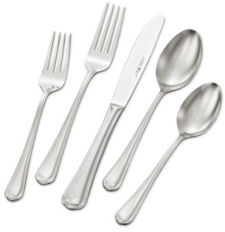 Zwilling J.A. Henckels Alcea 18/10 Stainless Steel 65-Piece Flatware Set, Service for 12 - Macy's