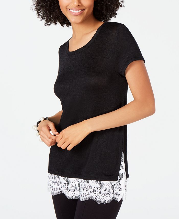 macy's inc long sleeve tops