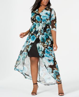 macy's women's plus maxi dresses