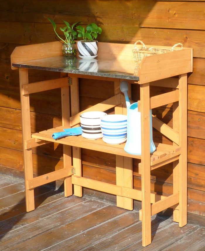 northbeam Folding Utility Table and Potting Bench Macy's