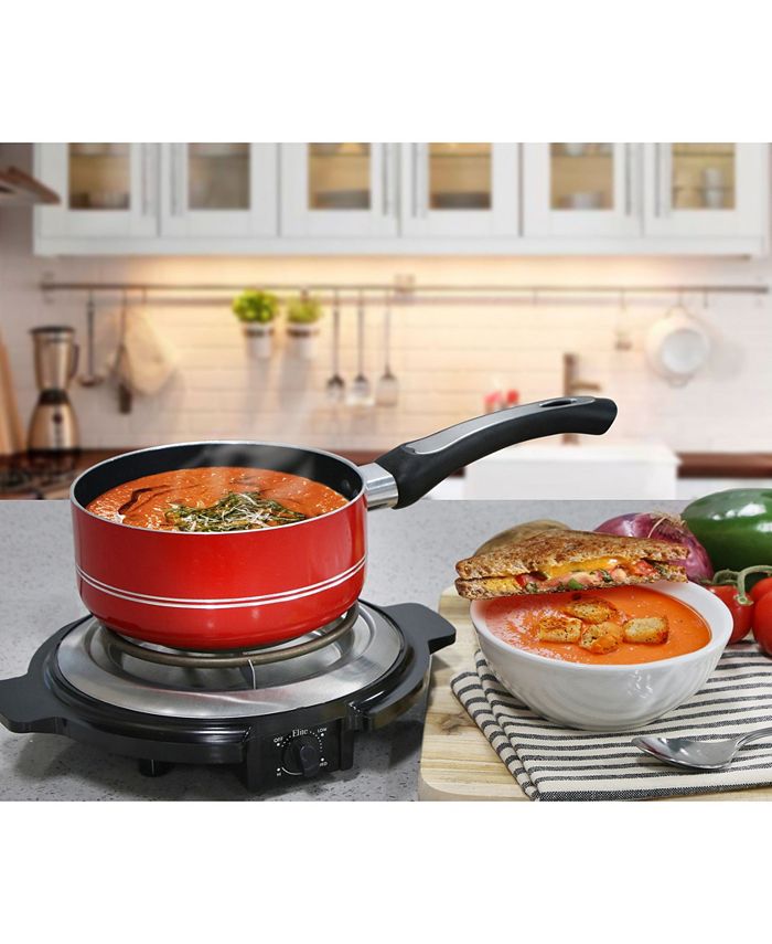 Elite Gourmet Elite Cuisine Countertop Single Coiled Burner, Electric