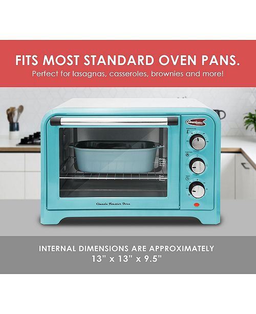 Elite by MaxiMatic Americana by Elite 6 Slice, 26L Retro Toaster Oven