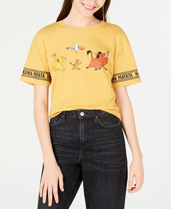 Disney Juniors' The Lion King Graphic-Print T-Shirt - Macy's