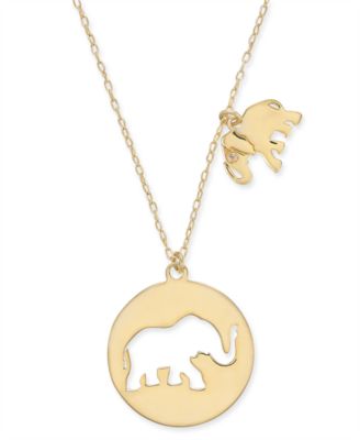 kate spade elephant necklace