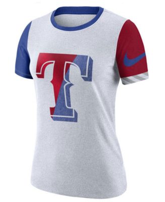 Texas Rangers Slub Logo Crew T-Shirt 