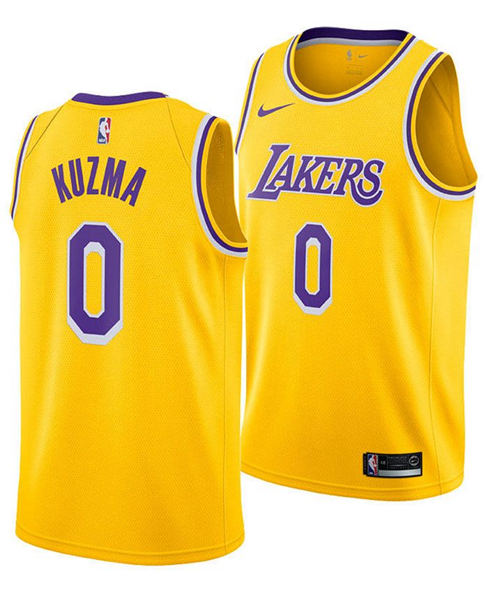 Nike Men's Kyle Kuzma Los Angeles Lakers Icon Swingman Jersey - Macy's