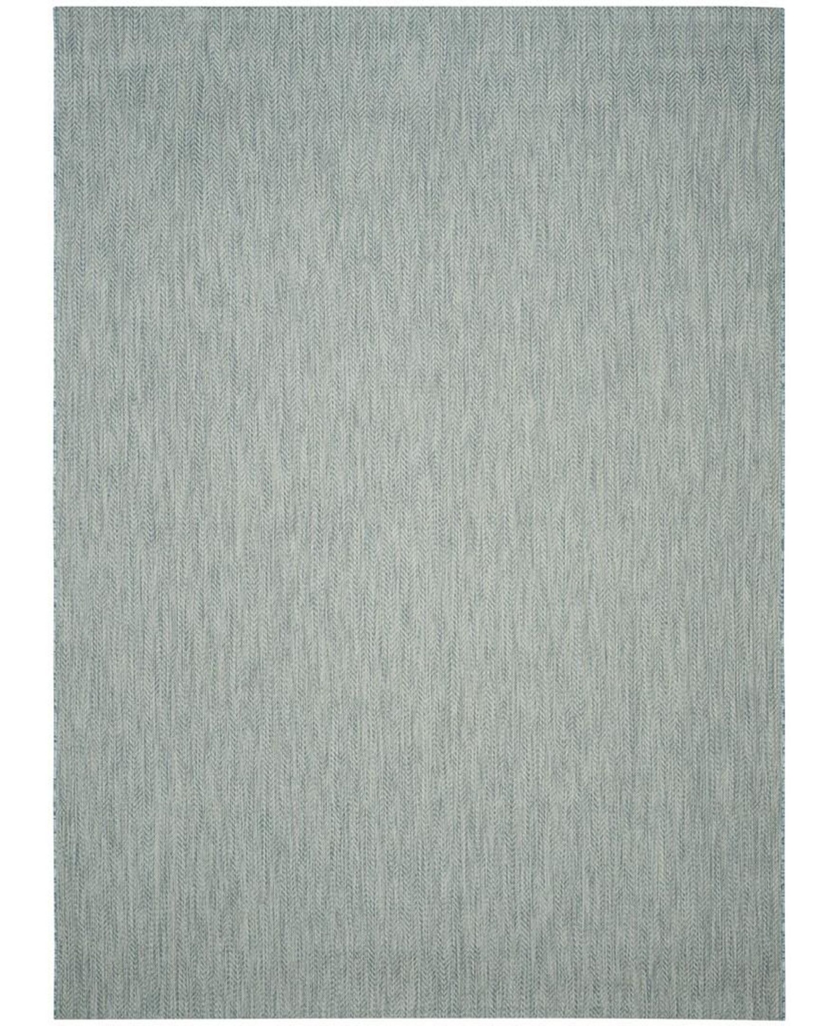 Safavieh Courtyard Aqua and Gray 9' x 12' Sisal Weave Outdoor Area Rug - Aqua / Gre