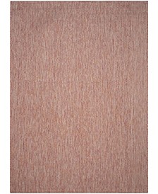 Courtyard Red and Beige 9' x 12' Sisal Weave Area Rug