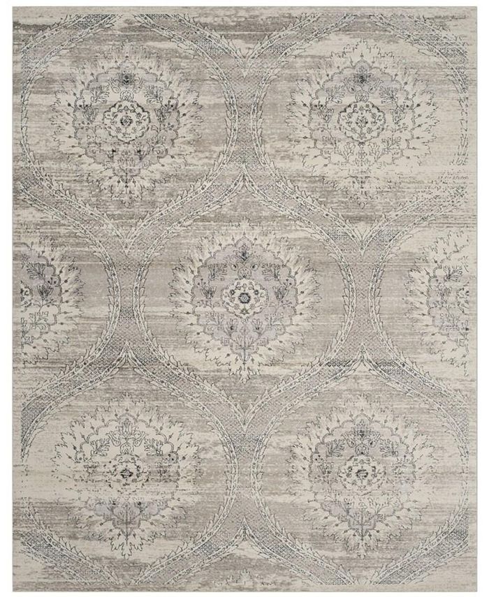 Safavieh Carnegie Light Gray and Cream 8' x 10' Area Rug Macy's