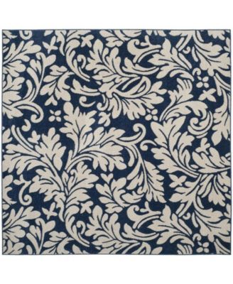 Amherst Navy and Ivory 7' x 7' Square Area Rug