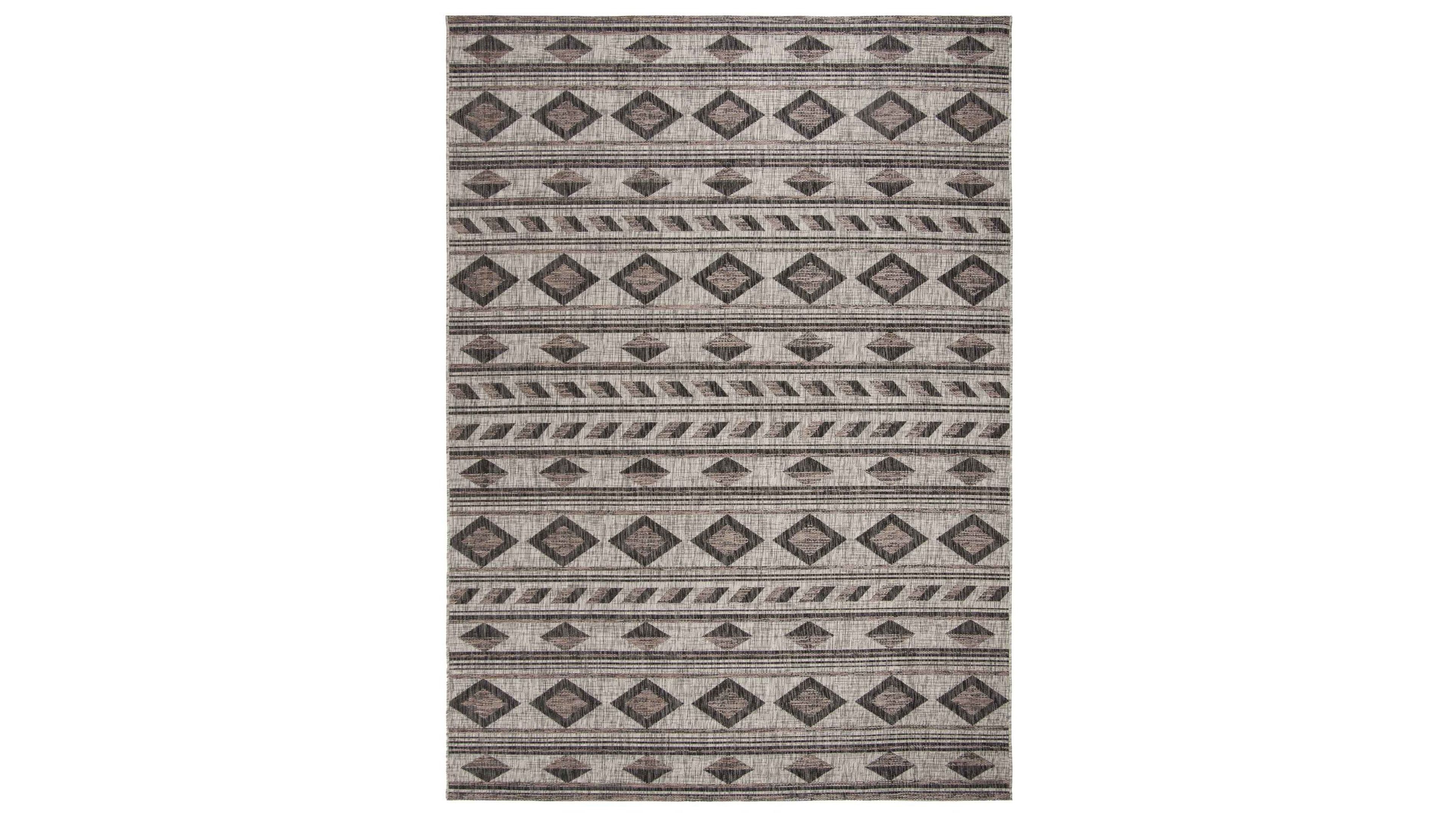 Safavieh Courtyard CY8529 Gray and Black 8' x 11' Outdoor Area Rug