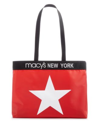 macy's red purse