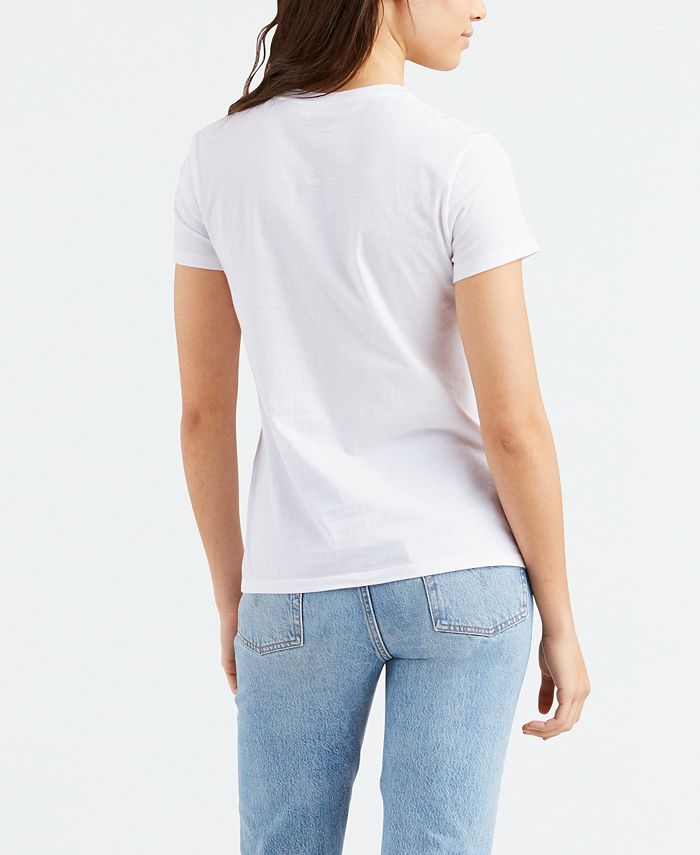 Levi's Atlanta Logo Cotton T-Shirt & Reviews - Tops - Juniors - Macy's