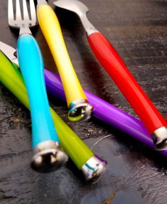 Santoro 20 Piece Flatware Set with Hanging Rack